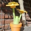 Decoratie en opberging bloempot 