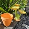 Decoratie en opberging bloempot 