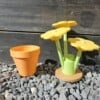 Decoratie en opberging bloempot 