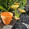 Decoratie en opberging bloempot 