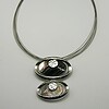 Double Shell ketting met hanger