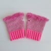 Gehaakte handschoenen - gehaakte vingerloze handschoenen | Barbie girl