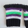 Gehaakte handschoenen - gehaakte vingerloze handschoenen | Beetlejuice vibes