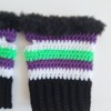Gehaakte handschoenen - gehaakte vingerloze handschoenen | Beetlejuice vibes