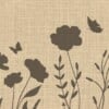 Japandi Botanische Wanddecoratie – Poster met Vlinders & Wilde Bloemen