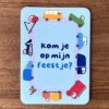 Kinderfeest Uitnodigingen – Voertuigen en Auto's – Set van 5