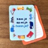 Kinderfeest Uitnodigingen – Voertuigen en Auto's – Set van 5