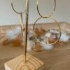 Lange gouden oorbellen