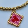 Miyuki lovehart armband