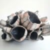 Raku gestookte zeepokken, handmade, keramiek, uniek stukje kunst.