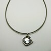 Ringed Stone ketting met hanger