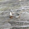 Rough Enough collectie, unieke zilveren ring