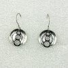 Space circles oorbellen