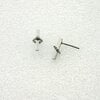 Squarred stick oorbellen