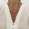 Vermeil kettinkje met maantje van parelmoer