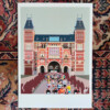 Amsterdam Marathon art print