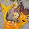 Bambi, Stampertje en Bloem, Handgemaakte ketting voor de echte Disney liefhebber.