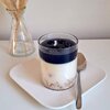 Bosbessen cheesecake kaars - Blueberry candle - soya en gelwas