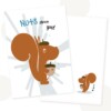 Cadeauset Eddie Eekhoorn - A4 Poster & Wandhanger