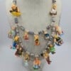 De Galliers ; Asterix & Obelix, een handgemaakte unieke ketting van vintage figuurtjes