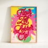 Fleur zelf lekker op Poster