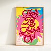 Fleur zelf lekker op Poster