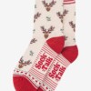 Floral Deer Sokken