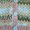 Gehaakt baby vestje | Beige, Blauw en groen camo