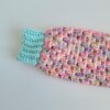 Gehaakt baby vestje | Mintgroen en lila gemêleerd