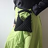 Gehaakte crossbody tas | Zwart