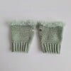 Gehaakte handschoenen - gehaakte vingerloze handschoenen | Sagegroen