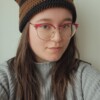 Gehaakte muts | Zwart en bruin