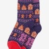Gingerbread Fair Isle Sokken