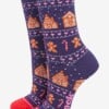 Gingerbread Fair Isle Sokken