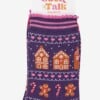 Gingerbread Fair Isle Sokken