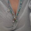 Groene bandana ketting