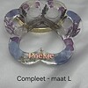 Grote poot hond of kat - haar en/of as verwerking - custom item