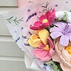 Handgemaakt gehaakte boeket met pioenroos & tulpen – vol kleur en warmte