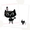 Handgemaakte Decoratie- / Cadeauset Bonjour, nu met gratis Poster! - Mimi de Poes