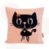 Handgemaakte Decoratie- / Cadeauset Mimi De Poes | 2 delig | Peach