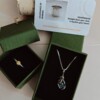 Lodoliet kwarts ring, gezet in zilver met messing