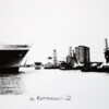 Monocolor zeefdruk s.s. Rotterdam - III