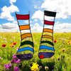 Rainbow socks. Glas in lood/tiffany. Interieur object. Uniek