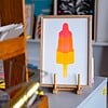 Raketje - A4 riso art print