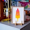 Raketje - A4 riso art print