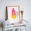Raketje - A4 riso art print