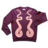 Serpent’s Tail trui met cutout - Unisex