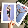 Sportret - grafisch sport portret (gepersonaliseerd) - the Art of Movement