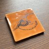 Tegeltje oranje - IJsvogel fineliner