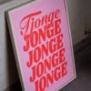 Tjonge Jonge Poster